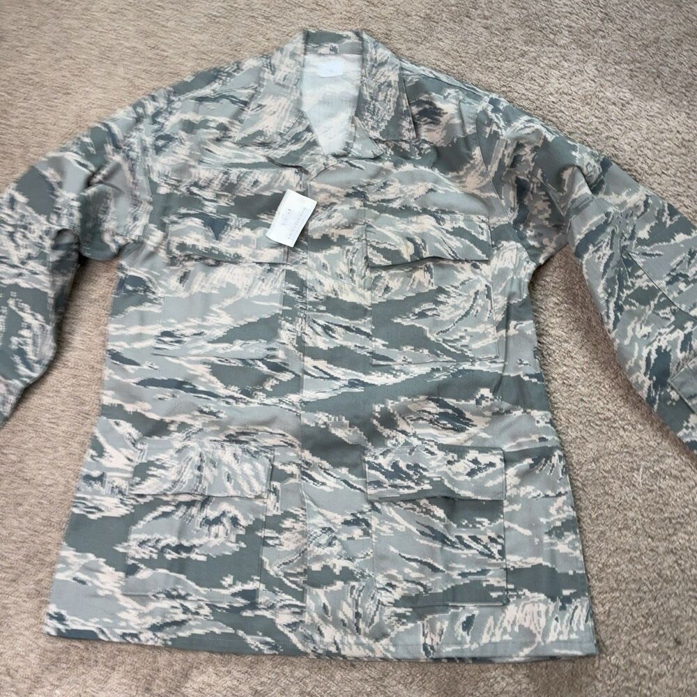 US Air Force Military Camouflage Utility Coat Jacket Mens 40L DSCP USAF NWT